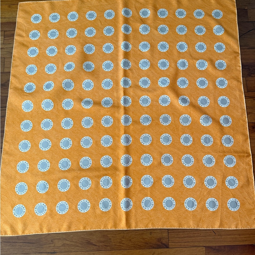 Bvlgari Silk Square Scarf.